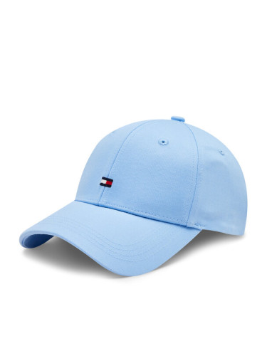 Tommy Hilfiger Шапка с козирка Essential Flag Cap AW0AW16360 Син