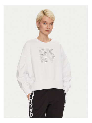 DKNY Sport Суитшърт DP4T9968 Бял Loose Fit