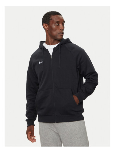 Under Armour Суитшърт Ua Rival Fleece 1379767 Черен Loose Fit