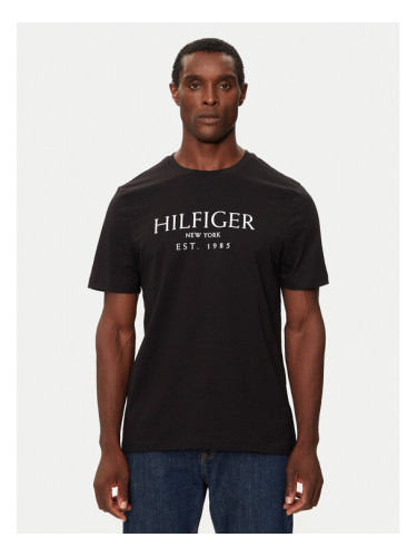 Tommy Hilfiger Тишърт MW0MW36499 Черен Regular Fit