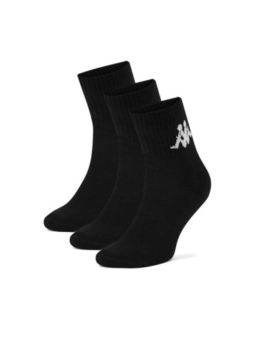 Kappa Къси чорапи Z4444_AW24 (3-PACK) Черен
