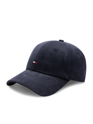 Tommy Hilfiger Шапка с козирка Essential Flag Cap AW0AW17368 Тъмносин