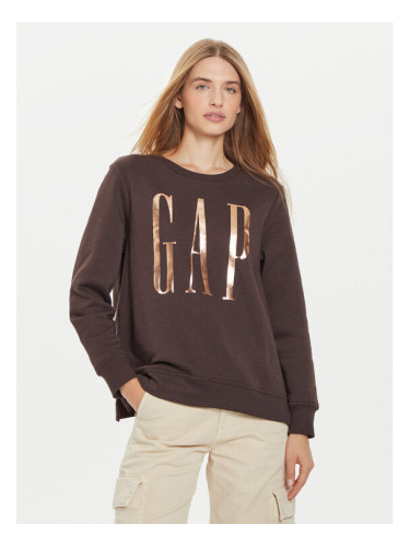 Gap Суитшърт 540907-05 Кафяв Relaxed Fit