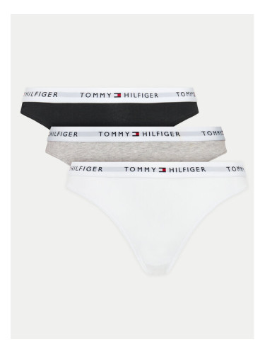 Tommy Hilfiger Комплект 3 чифта класически бикини UW0UW05529 Цветен