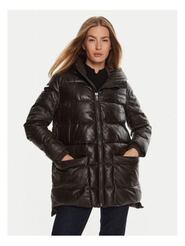 Serge Pariente Зимно палто Warm Кафяв Regular Fit