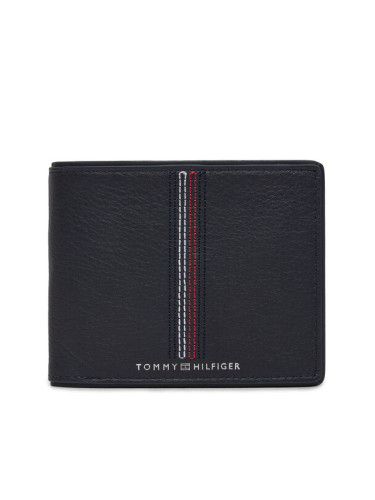 Tommy Hilfiger Голям мъжки портфейл Casual Cc And Coin AM0AM12527 Тъмносин