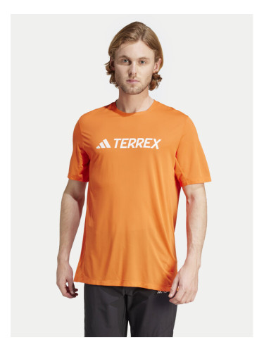 adidas Тениска от техническо трико Terrex Multi Endurance Tech IY9427 Оранжев Regular Fit