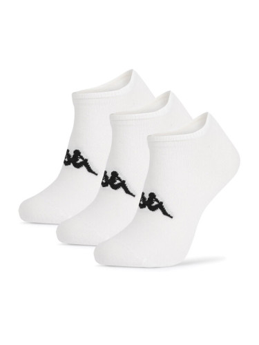 Kappa Къси чорапи Z4441 AW24 (3-PACK) Бял