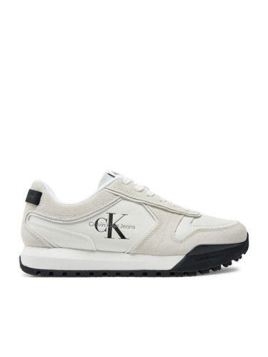 Calvin Klein Jeans Сникърси Toothy Runner Irregular Lines YM0YM00624 Бял