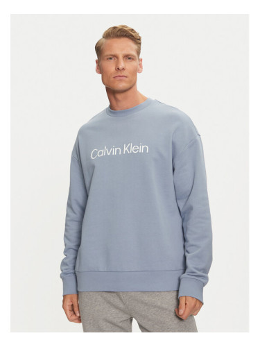 Calvin Klein Суитшърт Hero Logo K10K112956 Син Comfort Fit