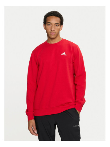 adidas Суитшърт Essentials HL2279 Червен Regular Fit