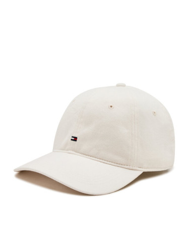 Tommy Hilfiger Шапка с козирка Flag '85 Soft 6 Panel Cap AM0AM12531 Бял