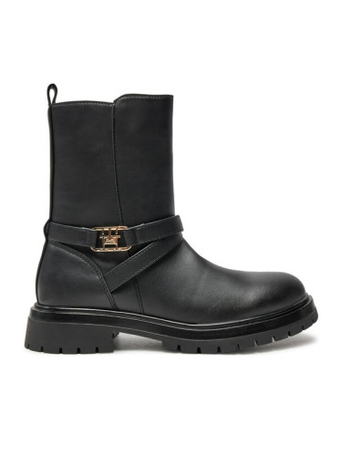 Tommy Hilfiger Боти Boot T3A5-33574-1351 S Черен