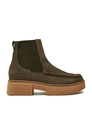 Clarks Боти тип челси Linoso Top 26178696 Зелен