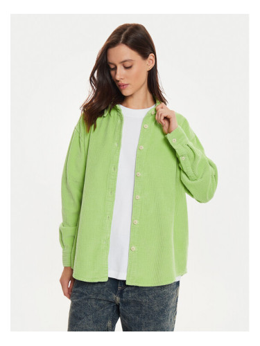 American Vintage Риза PADO06AH24 Зелен Loose Fit