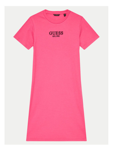 Guess Ежедневна рокля J4YK31 KBZP4 Розов Slim Fit