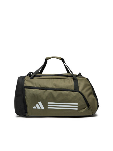 adidas Сак Essentials 3-Stripes Duffel Bag Medium IZ1918 Зелен