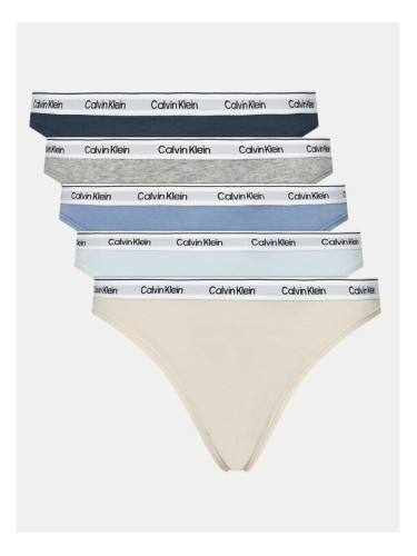 Calvin Klein Underwear Комплект 5 чифта бикини тип прашка 000QD5221E Цветен