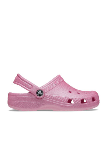 Crocs Чехли Classic Glitter Clog K 206993 Розов