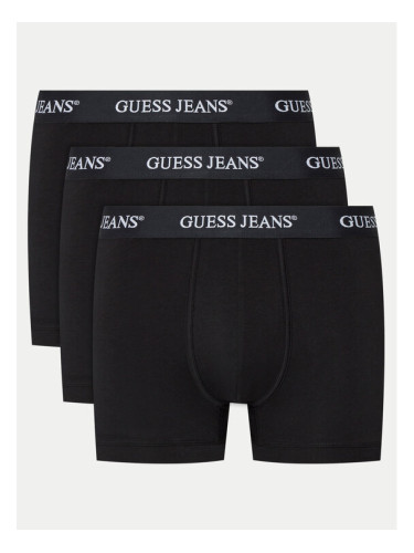 Guess Jeans Комплект 3 чифта боксерки M4BZ48 K6YW1 Черен