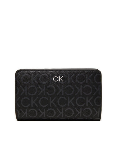 Calvin Klein Голям дамски портфейл Ck Daily Md K60K612683 Черен