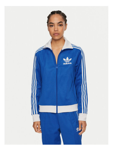 adidas Суитшърт Beckenbauer IY2223 Син Regular Fit