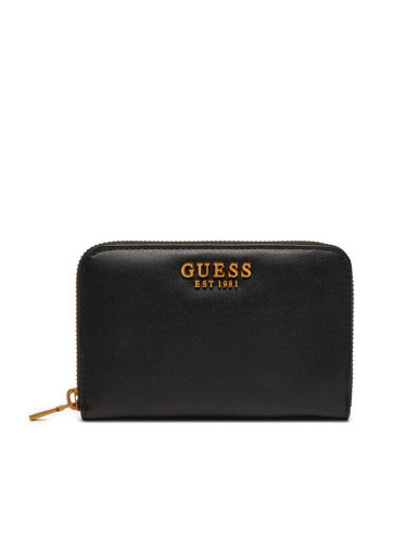 Guess Голям дамски портфейл Laurel SWVA85 00400 Черен