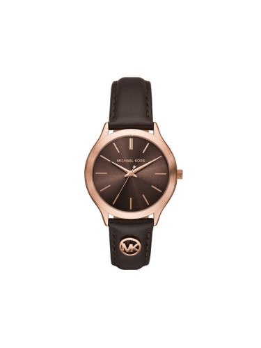 Michael Kors Часовник MK7489 Кафяв