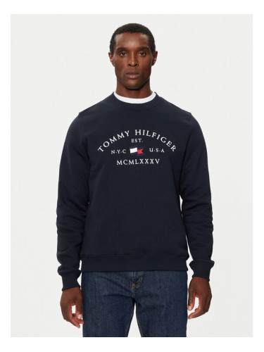 Tommy Hilfiger Суитшърт MW0MW35526 Тъмносин Regular Fit