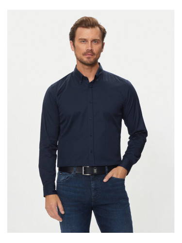 Boss Риза Roan 50520291 Тъмносин Slim Fit