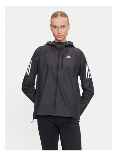 adidas Яке за джогинг Own The Run IN1576 Черен Regular Fit