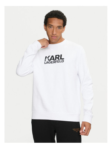 KARL LAGERFELD Суитшърт 705091 544917 Бял Regular Fit