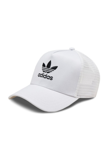 adidas Шапка с козирка adicolor IS3015 Бял