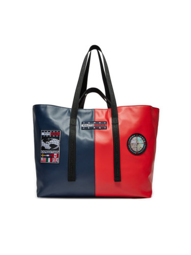 Tommy Jeans Дамска чанта Tjw Archive Tote AW0AW16280 Тъмносин