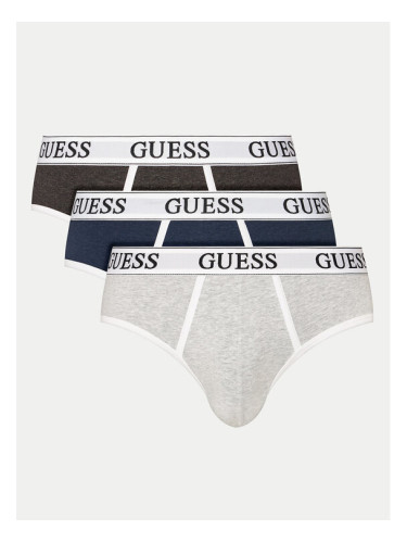 Guess Комплект 3 чифта слипове U4BG81 KCEJ0 Цветен