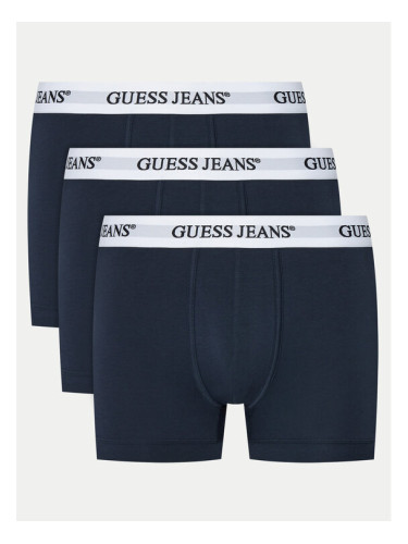 Guess Jeans Комплект 3 чифта боксерки M4BZ45 K6YW1 Тъмносин