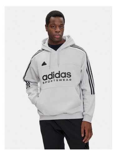 adidas Суитшърт House of Tiro IW5939 Сив Loose Fit