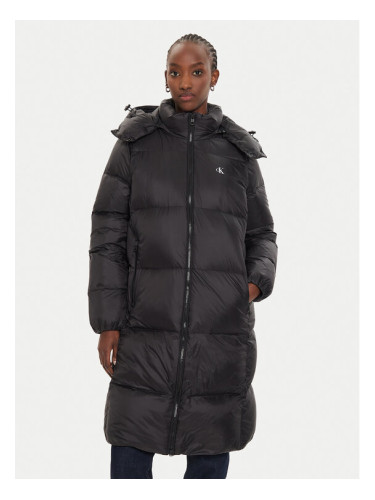 Calvin Klein Jeans Зимно палто J20J224109 Черен Regular Fit