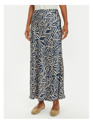 Tatuum Миди пола Satinola T2418.173B Тъмносин Regular Fit