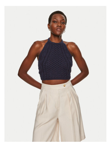 STAUD Блуза Lori R24P3136CA Тъмносин Regular Fit