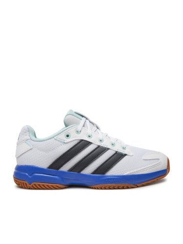 adidas Обувки за зала Stabil Jr IE1087 Бял