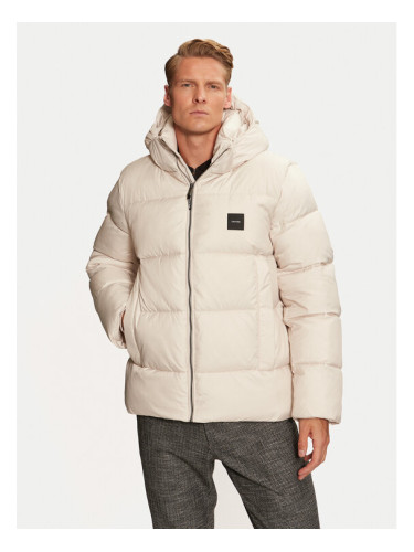 Calvin Klein Зимно яке K10K113476 Бежов Regular Fit