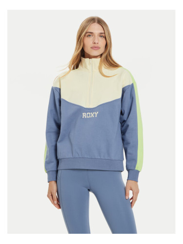 Roxy Суитшърт Essential Energy ERJFT04860 Син Loose Fit