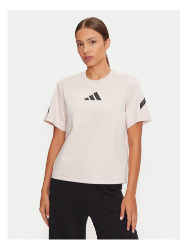 adidas Тишърт Z.N.E. JF4781 Розов Regular Fit