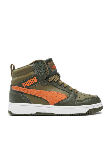 Puma Сникърси Rebound V6 Mid Wtr Jr 394685 05 Каки