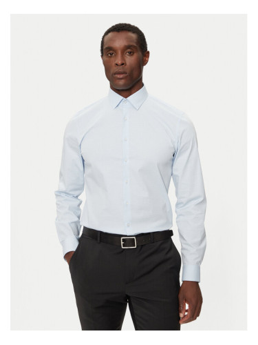 Calvin Klein Риза K10K113524 Светлосиньо Slim Fit