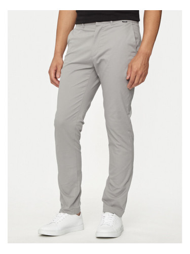 Calvin Klein Чино панталони Modern Twill K10K113696 Сив Slim Fit