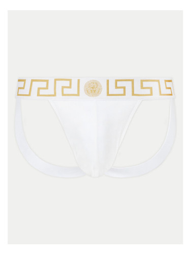 Versace Слипове Jock Strap AUU01017 1A10011 Бял