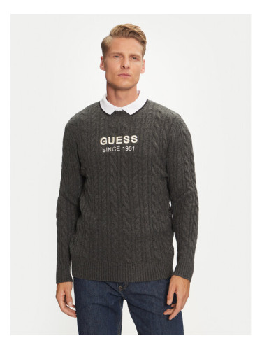 Guess Пуловер M4BR11 Z3HA2 Сив Regular Fit