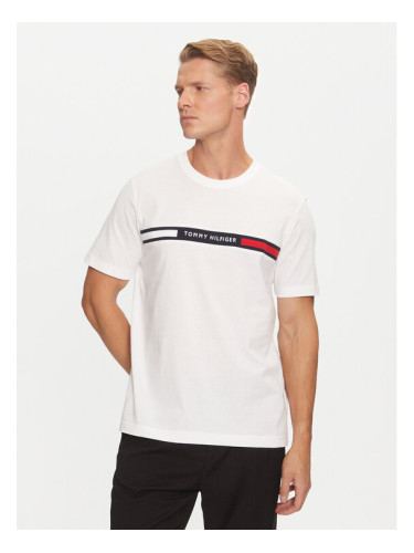 Tommy Hilfiger Тишърт MW0MW36498 Бял Regular Fit